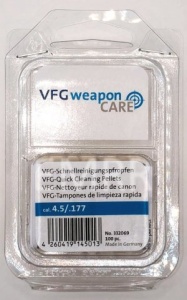 VFG felt 'Quick Clean' pellets for air rifles 100 pcs cal.. 177